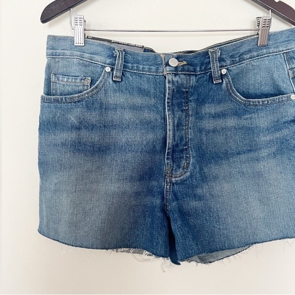 Urban Outfitters BDG Low Rise Boyfriend Jean Shorts Button Fly Size 30 NEW Blue - Picture 3 of 8